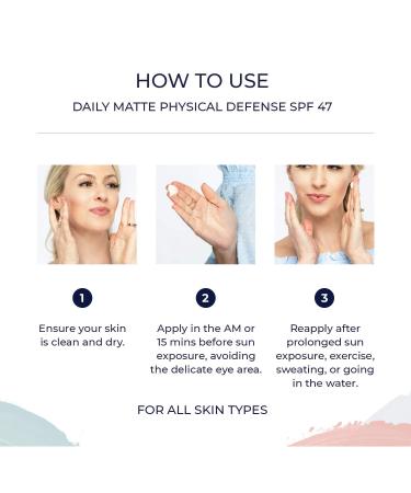 Alana Mitchell Daily Matte Face Sunscreen SPF 47 - Reef Safe and Chemical-Free Lightweight Facial Moisturizer with Zinc Oxide for Hydrated Skin (4.9 oz) - Buy Online on GoSupps.com