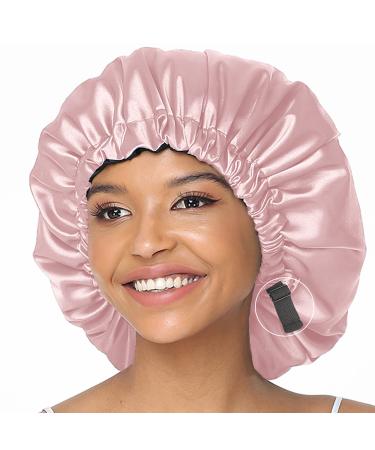 COMFYROLL Silk Satin Bonnet for Sleeping and Hair Protection - Adjustable  Double Layered Satin Cap for Women Curly Natural Hair