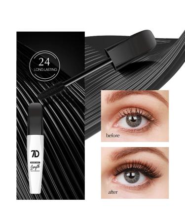 Eyelash Extension Mascara Eye Mascara Waterproof roller mascara 10ml Portable Black Mascara Long Lasting Liquid Mascara for Women Girls - Buy Online on GoSupps.com