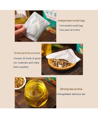 18 Flavors Liver Care Tea Natural 30 Pack Detox Tea Chinese Everyday Nourishing Liver Tea Natural for Women Men - Buy Online on GoSupps.com