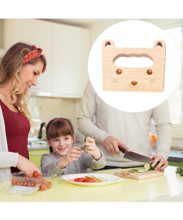 Wooden Knifes for Kids - Cutting Veggies Fruits Kitchen Toy Wooden Knifes Kid Safe Knives Wooden Kids Knifes for Cooking and - Buy Online on GoSupps.com