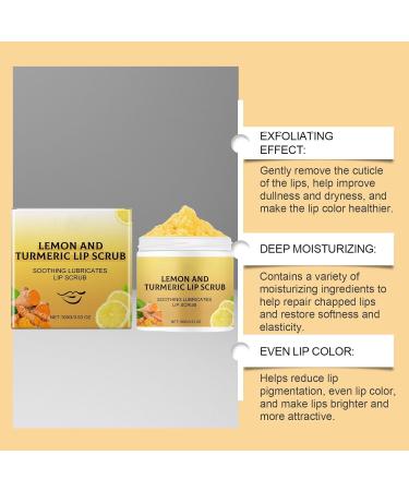  JASUBAI Turmeric lip scrub exfoliating lip scrub lip brightener for dark lips - Buy Online on GoSupps.com