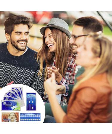 beautymart Advanced Teeth Whitening Strips - Non-Sensitive White Teeth Whitening Kit with No-Slip Technology - 7 Days Treatment for Yellow Teeth & Tooth Stain Removal - Non-Toxic Formula - 14 Strips (1 Upper/1 Lower Each) - Buy Online on GoSupps.com
