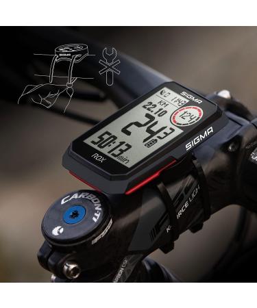 SIGMA SPORT ROX 4.0 Black | Wireless GPS Bike Computer with Altitude Measurement | International Shipping Available - Buy Online on GoSupps.com