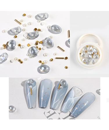 JMEDIC Nail Art Rhinestones | Nail Rhinestone Stones Gems for Nails Nail Jewels Crystal Gemstones Nail Art Rhinestones Kit Manicure DIY Decoration Accessories - Buy Online on GoSupps.com