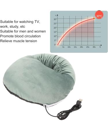 Heated Foot Warmer Pad | Washable & Fashionable Constant Temperature Foot Heating for Study - Green - Buy Online on GoSupps.com