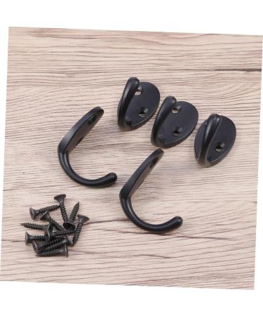 Alipis 15 Pcs Towel Hooks Wall Hanging Hooks Wall Hook Wall-Mounted Hanging Hook Porch Clothes Hook 4.5X4cmx3pcs Blackx3pcs - Buy Online on GoSupps.com