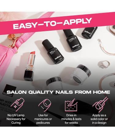 Nailboo Premium Dip Nails Starter Kit - DIY At Home Manicure | No UV Lamp Needed | Includes Dipping Powder and Essentials | For Beginners & Professionals - Buy Online on GoSupps.com