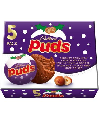  Cadbury Cadbury 5 x Milk Chocolate Puds 175g - Christmas Present Birthday Gift Official Gift - Buy Online on GoSupps.com