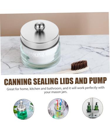 Buy Zerodeko 5 Sets Metal Mouth Covers & Rustic Home Accessories | Soap Foam & Lotion Storage Ideal for Modern Homes - Buy Online on GoSupps.com