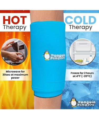 Reusable Elbow and Ankle Ice Pack for Pain Relief - Cold/Hot Compression Sleeves for Injury Recovery - Non-Toxic & Latex Free - Men, Women, Boys & Girls - Buy Online on GoSupps.com