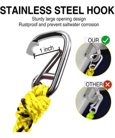 16ft Heavy Duty Boat Tow Harness Tubing Rope with Quick Connector for 4 Rider Towable Tube & Jet Ski - Buy Online on GoSupps.com