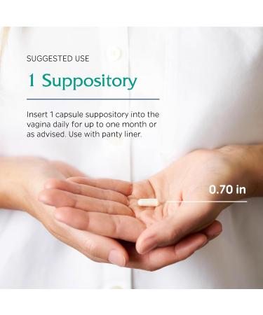 Vitanica V-Probiotics: Women's Vaginal Probiotics Suppositories | Lactobacillus Rhamnosus & Gasseri | 30 Count - Enhance Women s Health - Buy Online on GoSupps.com