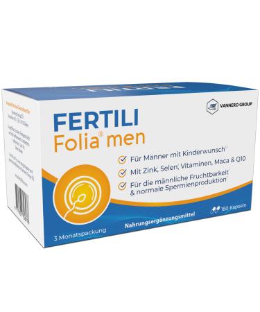 Fertili folia men - 180 children's desire man tablets - 18 micronutrients below zinc for fertility selenium for seed formation + 480 g folic acid children's desire vitamins - 3 monthly pack - Buy Online on GoSupps.com