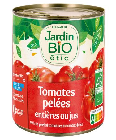 Jardin BiO tic - Whole peeled tomatoes in juice without added salt - 800 g