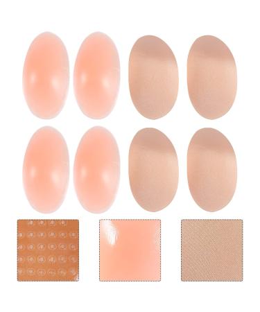 4 Pairs Non-Slip Silicone Shoulder Pads - Invisible Push-Up Bra Mat for Women - Comfortable & Textured Anti-Slip Design - Buy Online on GoSupps.com