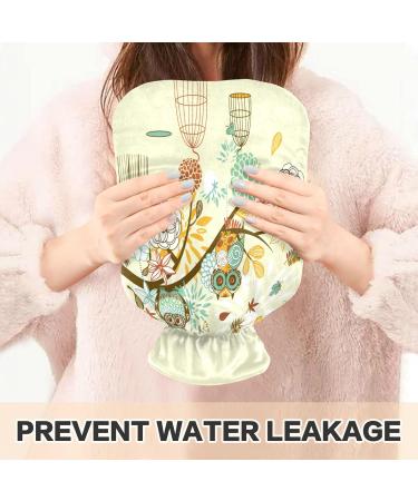 Buy BPA-Free 2L Heat Bottle - Owl & Autumn Flower Pattern for Pain Relief | Large Hot Water Bag for Headaches Neck & Shoulders - International Shipping - Buy Online on GoSupps.com