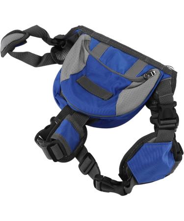 Pssopp Dog Saddle Bags - Nylon Hound Travel Backpack | Reflective Breathable and Pocketed (L) - Ideal for Camping & Outdoor Adventures - Buy Online on GoSupps.com