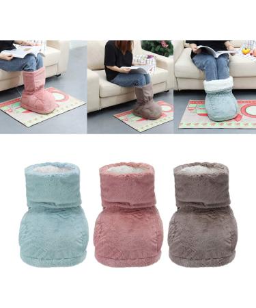 C-Funn Electric Foot Heater Warmer - Adjustable Temperature Heating Slippers in Green | Comfortable Winter Footwear - Buy Online on GoSupps.com