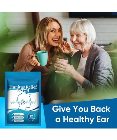 Natural Herbal Tinnitus Relief Patches for Ringing Ears & Hearing Loss | Ear Pain Relief & Improved Hearing - Buy Online on GoSupps.com
