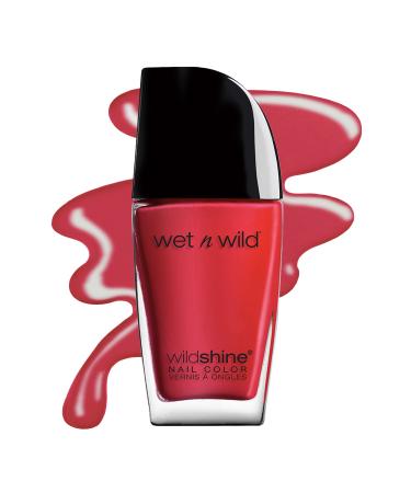 wet n wild Wild Shine Nail Polish Red Red Nail Color Red Red 0.41 Fl Oz (Pack of 1)