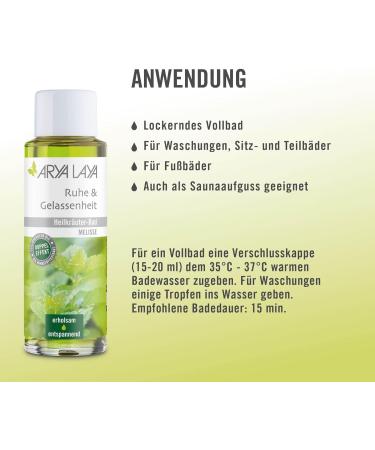 Buy Arya Laya Herbal Bathroom Calm & Serenity 200ml - Vegan Lemon Balm Extract for Sleep Relaxation & Wellness - Buy Online on GoSupps.com