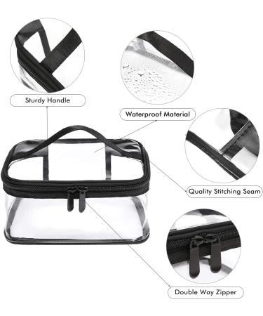 OPPLESIN Travel Toiletry Bag 2 Pack | Women's Cosmetic Makeup Storage | Black Travel Organizer - Buy Online on GoSupps.com