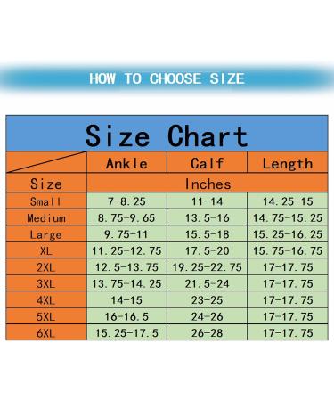 WSYKC Large Compression Stockings for Wide Calves - 20-30 mmHg Black XL 3 Pairs - Optimal Support & Comfort - Buy Online on GoSupps.com