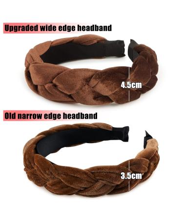 Vintage Brown Boyrot Hair-Ripped Headband | Padded Rockabilly Fashion Accessory for Women & Girls - Buy Online on GoSupps.com