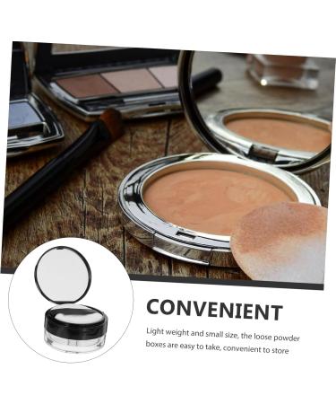 Didiseaon Powder Case with Mirror Lip Gloss Containers Make up Containers Cosmetic Case with Puff Container - Buy Online on GoSupps.com