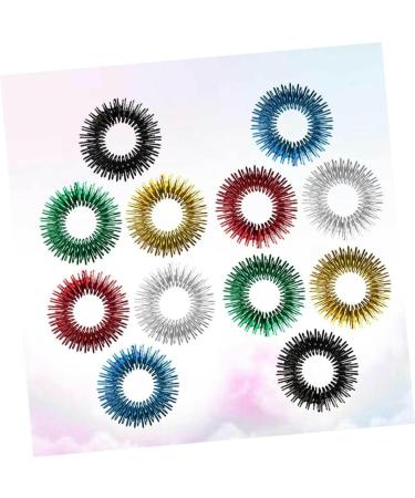 Clispeed 24 STK Stress Reduction Toys - Vibrating Ring & Acupressure Massage Tool for Fingers | Ideal for Children & Adults - Buy Online on GoSupps.com