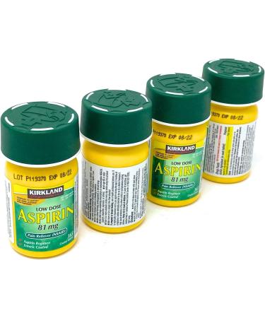 KIRKLAND SIGNATURE Low Dose Aspirin - 1460 Count (4 Pack) - Buy Online on GoSupps.com