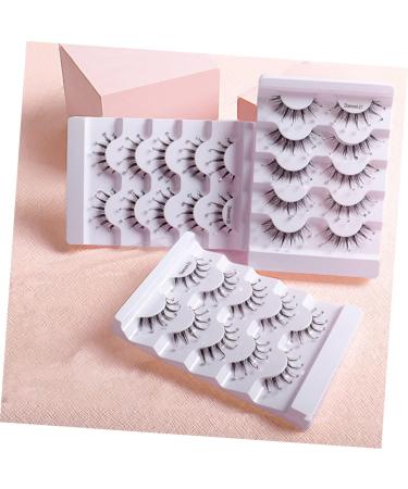 Housoutil 5 Pairs Diamond Eyelashes False Eyelashes Fluffy Girls Lashes Asian Decor Christmas Lashes Colorful Rhinestones Diamond Decor Fluffy Eyelash Miss Paste Drill Flash Fiber - Buy Online on GoSupps.com