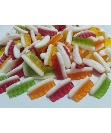 Teeth Sweets | Multi Coloured Gummies | Fruit Flavoured | Halal (200g) - Buy Online on GoSupps.com