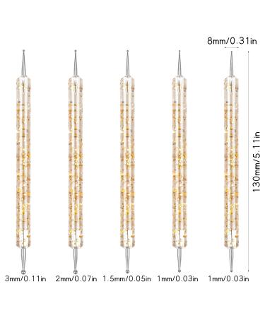 5-Piece Dotting Pen Set for Nail Art | Strass Nail Design & Marbling Tools - Buy Online on GoSupps.com