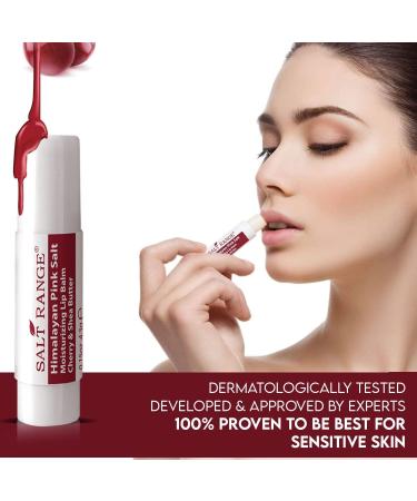 Organic Cherry & Shea Butter Lip Balm 2-Pack - Moisturizing Chapstick for Dry and Cracked Lips - 0.30oz (2 Pieces) - Buy Online on GoSupps.com