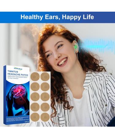 Tinnitus Patches - 10 PCs Ear Pain Relief Patches for Hearing and Itchy Ears | Non-Woven Fabric Solution - Buy Online on GoSupps.com