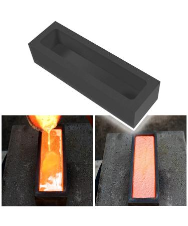 Upgraded Graphite Ingot Mold Mould Crucible for Melting Casting Refining Gold Silver Aluminum Copper Brass (2KG)