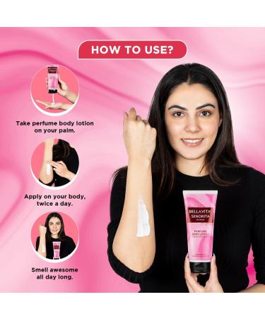 Buy Bella Vita Luxury Senorita Perfume Body Lotion 200ml - Nourishing Hydrating Soft Skin with Argan Oil & Shea Butter - International Shipping Available - Buy Online on GoSupps.com