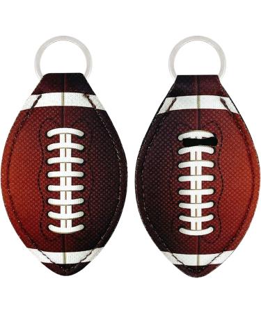 Allydrew Chapstick Keychain - 10 Pack with Metal Clasps | Football Design - Perfect for On-the-Go Moisturization | International Shipping Available - Buy Online on GoSupps.com
