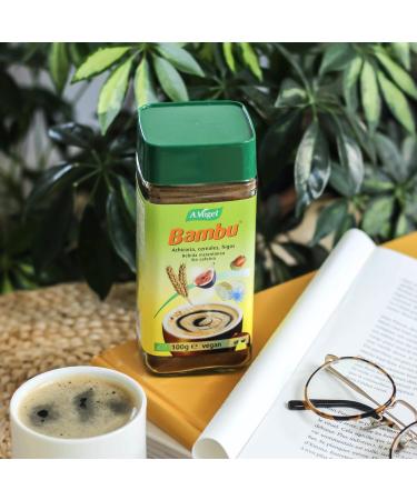 A.Vogel - Bambu Refill - Organic Instant Coffee Substitute - 100% Natural - Caffeine Free - Roasted Cereal - For Hot or Cold Drinking - 200g approx. 130 Cups - Made in Germany - Buy Online on GoSupps.com