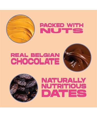 Vive Protein Bites Mixed Box 21 x 20g Dark Chocolate Coated Vegan Snacks - Gluten Free High Fibre Mini Protein Bars - 21 Count Pack - Vegan Friendly - Buy Online on GoSupps.com