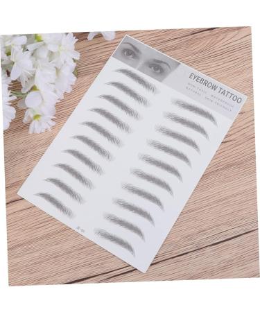 Housoutil 2pcs 3d Eyebrow Stickers Natural Eyebrow Stickers Imitation Eyebrow Tool Eyebrow Trimming 6d - Buy Online on GoSupps.com