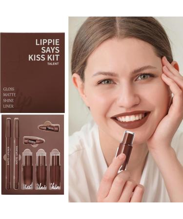 Lip Makeup Set Long-Lasting Lip Tint | Lip Tint | For Shopping Travel Business Trip Stage Date Gathering Vacation Girl - Buy Online on GoSupps.com