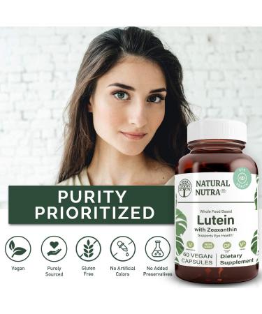 Natural Nutra Lutein and Zeaxanthin Supplement Helps to Maintain Vision Health & Eye Health Protects Cell in Eyes Gluten Free Enhanced Level of Zeaxanthin & Isomers Soy Free 20mg - 60 Capsules 60 Count (Pack of 1) - Buy Online on GoSupps.com