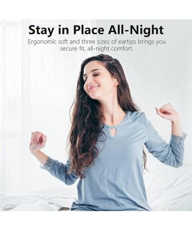 Sleep-Friendly Wireless Earbuds: Ultra-Soft & Noise Blocking for Insomnia, Snoring, Meditation - Buy Online on GoSupps.com
