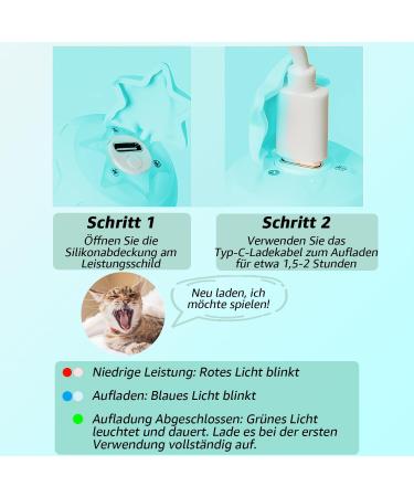 Peticularz Cat Toys - Self-Employment Electric Powerball 2.0 | Interactive Wloom Intelligence Magic Ball for Cats (Star Blue) - Buy Online on GoSupps.com