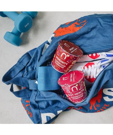 Naturya Mixed Berry Gut Health Superfood Porridge 12 x 55g - High Fiber, Calcium, Protein - Buy Online on GoSupps.com