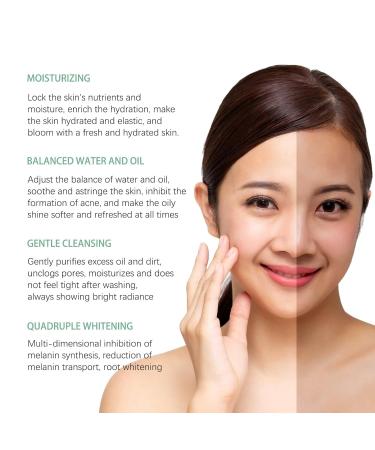 Brightening Facial Cleanser - Deep Cleanse Hydrate And Illuminate Skin Oil Control No Tightness Gentle Face Wash For All Skin Types(2PCS) - Buy Online on GoSupps.com