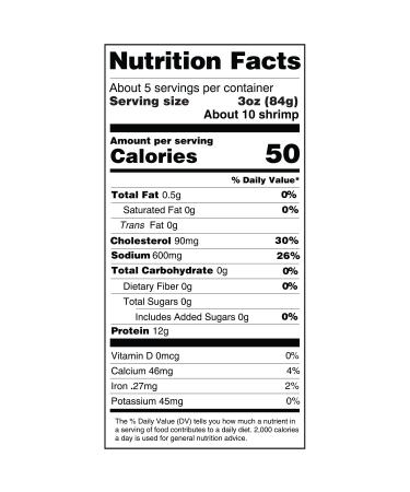 Sea Best 51/60 Cooked Peel and Eat Shrimp - 16oz | Fresh, Delicious Shrimp for Easy Enjoyment - Buy Online on GoSupps.com